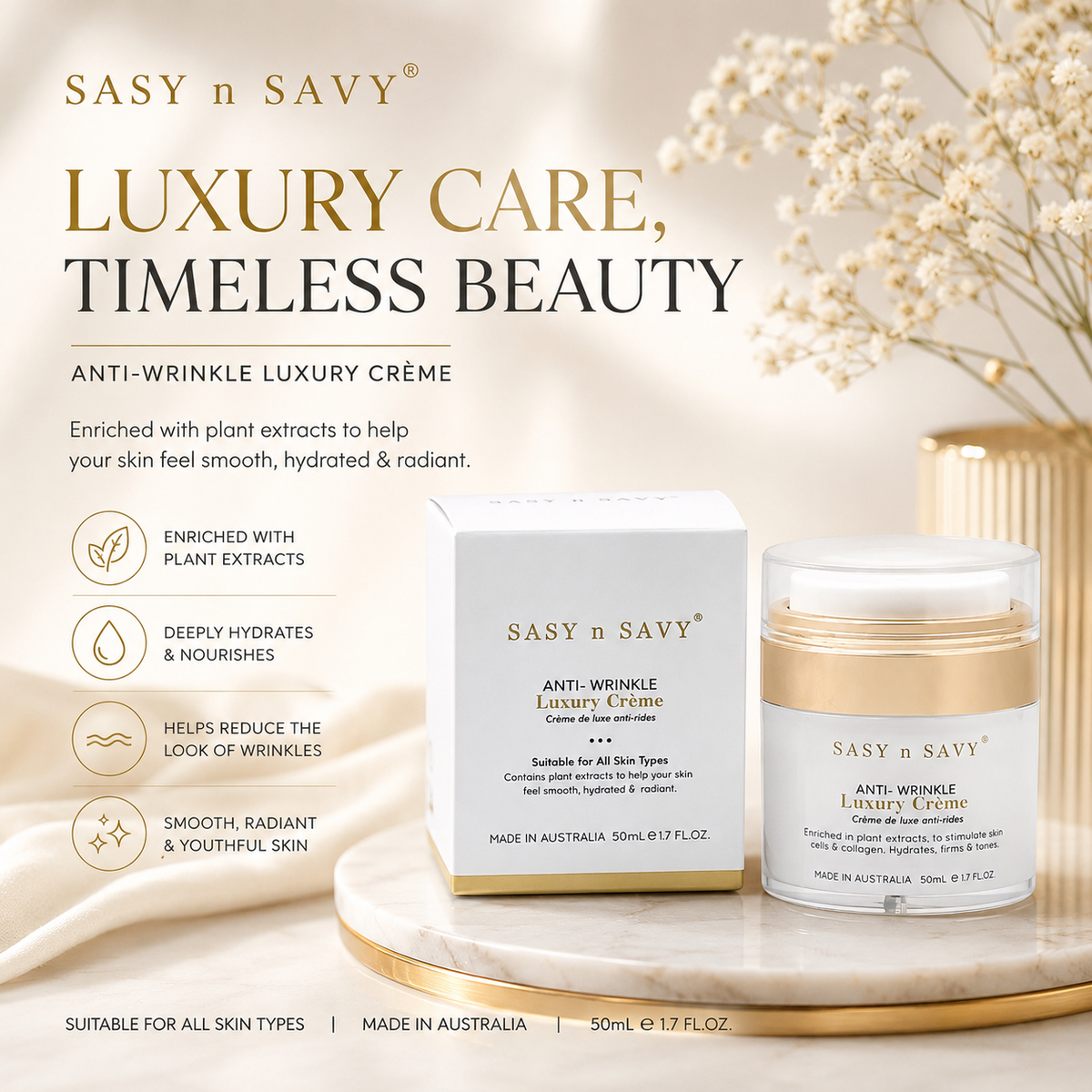 Anti-Wrinkle Luxury Creme 50mL