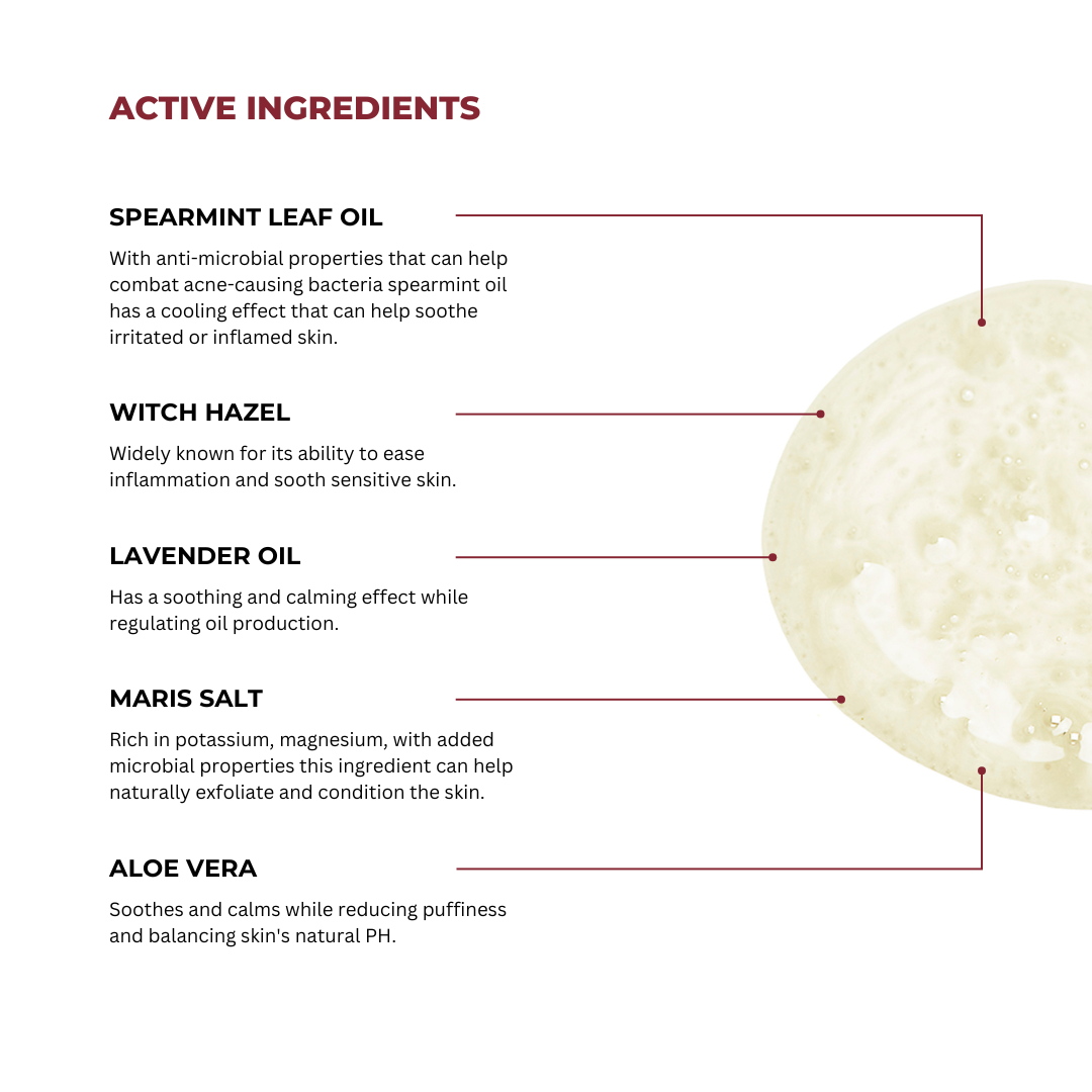 Spearmint n Lavender Sea Salt Foaming Cleanser