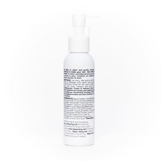 SASY n SAVY Spearmint n Lavender Sea Salt Foaming Cleanser 120mL