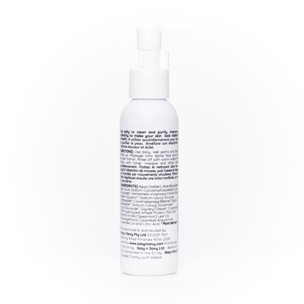 SASY n SAVY Spearmint n Lavender Sea Salt Foaming Cleanser 120mL