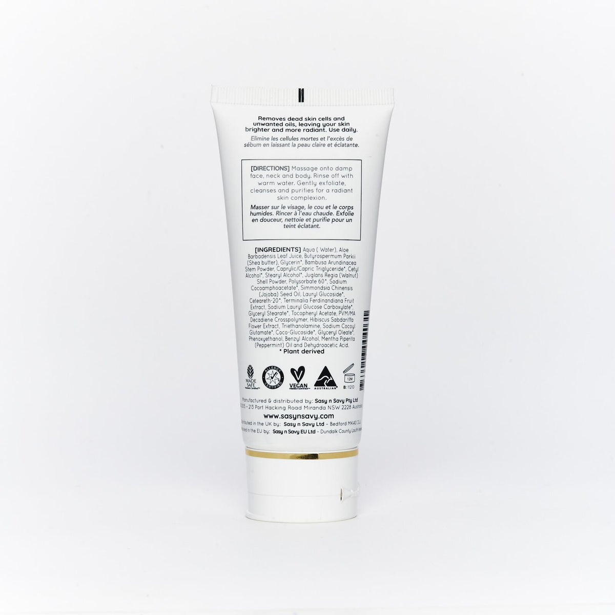 SASY n SAVY Vitamin Enriched Facial Exfoliant 100mL