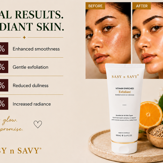 SASY n SAVY Vitamin Enriched Facial Exfoliant 100mL