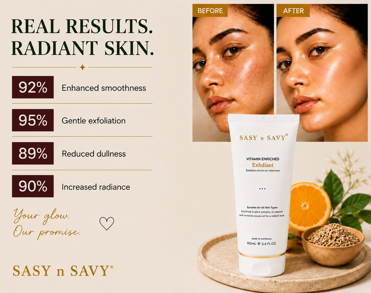 SASY n SAVY Vitamin Enriched Facial Exfoliant 100mL